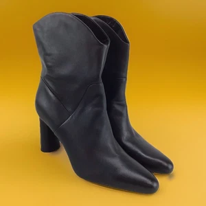 Botas de cuero Vince Harlow talla 10M (Y043) - Imagen 1 de 7