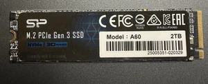 Silicon Power 2TB NVMe M.2 PCIe Gen3x4 2280 SSD Solid State Drive Open Box. - Picture 1 of 2