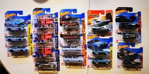 Hot Wheels 2025 Short Card Lot Of 17 Optimus Prime Treasure Hunt Chevy Silverado - Picture 1 of 10