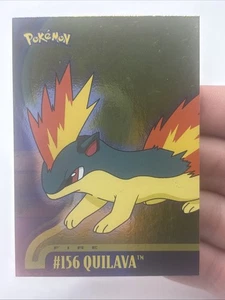 2001 Topps Pokemon Johto Serie 1 Foil #156 Quilava - Foto 1 di 6