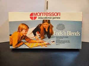 Ends 'n Blends - 1968 Montessori Education Games Complete - Foto 1 di 2