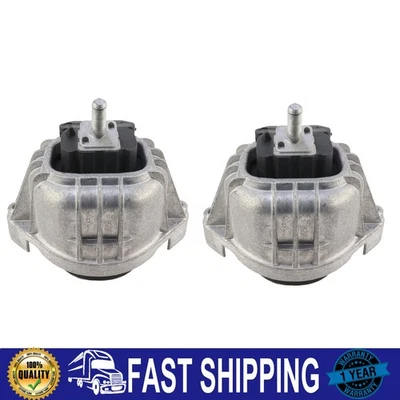 2X Right & Left Engine Motor For BMW 128i 325i 328i 330i E82 X1 E84 22116760330 - Image 1 of 4
