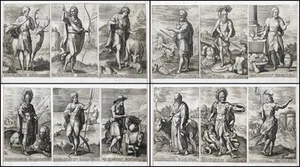 J.Sadeler van den Broeck / 12 patriarchs Israel Bible Bibel engravings Jode 1580 - Picture 1 of 5