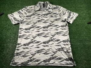 Adidas Horizon Print Golf Polo Shirt HF6500 - UK Size L - Short Sleeves & Collar - Picture 1 of 18
