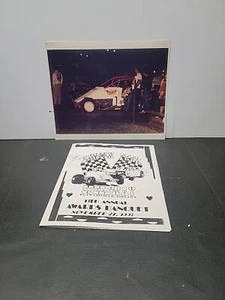 Foto de auto sprint Bob Kinser #17 8x10 Indiana y un programa firmado - Imagen 1 de 12
