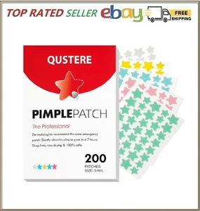 Pimple Patches for Face Hydrocolloid Acne Patches Star Zit Covers Spot Stickers - Picture 1 of 7
