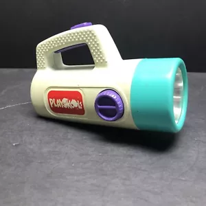 Vintage 1986 Playskool Grey Purple Aqua Color Changing Flash Light - Picture 1 of 8
