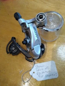 NOS Shimano Deore Xt RD-M760 9 Speed Rapid Rise Rear Derailleur, Medium Cage New - Picture 1 of 10