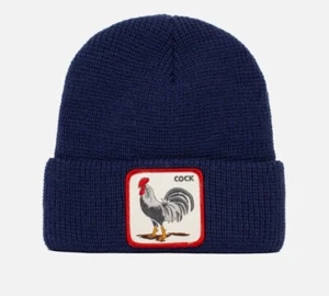 Goorin Bros The Farm Unisex Navy Morning Call Acryl Beanie Mütze - Bild 1 von 5