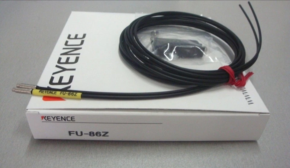 KEYENCE FU-86Z Fiber Optic Sensor FU86Z Cable New In Box Free Shipping - Image 1 of 1