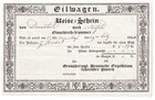 Vorphilatelie Hessen Eilwagen Reise-Schein Darmstadt - Fürfeld 1830