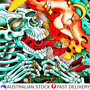 Skeleton + Booty LSD Blotter Art Full Sheet 900 tabs - Picture 1 of 4