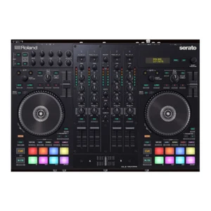 Roland DJ-707M Compact Rugged Mic Section Dual USB Ports Serato DJ Controller - Picture 1 of 6