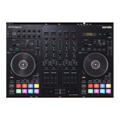 Roland DJ-707M Compact Rugged Mic Section Dual USB Ports Serato DJ Controller - Image 1 of 4