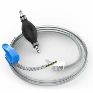 Portable Manual Oil Pump Siphon Hose Tube Car Fuel Gas Extractor Transfer Sucker - Foto 1 di 8