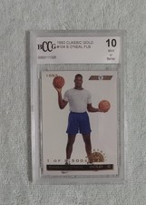 1993 Classic Draft Picks Shaquille O'Neal Gold #104 /9500 BCCG 10 Mint or Better