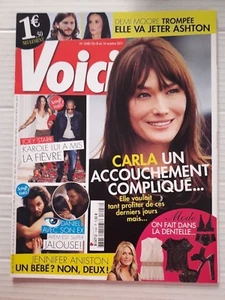 Voici n. 1248 anno 2011 Carla un accouchement compliquè Jennifer Aniston - Picture 1 of 1