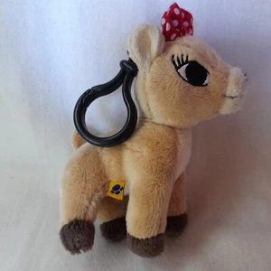Build A Bear Clarice Rudolph Reindeer Tiny Clip Collectifriend Plush Keychain - Picture 1 of 7