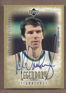 2000-01 UD Legends Baloncesto Firma AUTO #KV KIKI VANDEWEGHE **COMO NUEVO** - Imagen 1 de 1
