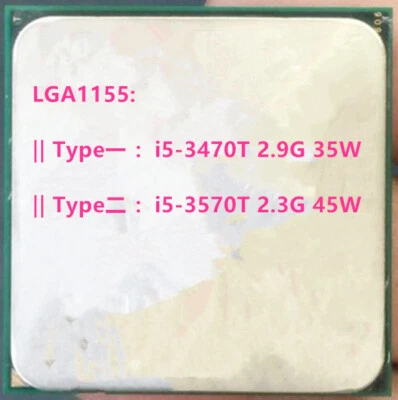 Intel Core i5-3470T i5-3570T 35W LGA 1155 CPU - image 1 of 3