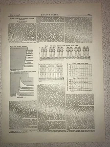 Some Aspects Of Diesel Engine Design: 1912 Engineering Magazine Print - Foto 1 di 2