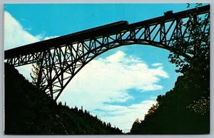 Postcard Cantwell AK c1970s Hurricane Gulch Bridge Alaska Railroad Unused - Picture 1 of 2
