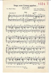 Noten für Orchester * Singe wem Gesang gegeben * Puste mal, puste mal - Bild 1 von 1