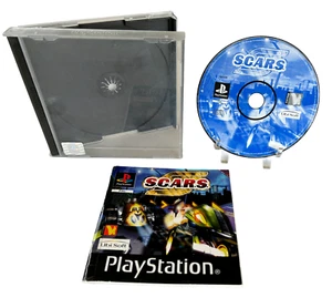 Juego Coleccionable Sony PlayStation PS1: S.C.A.R.S. (1998) Etiqueta Negra - FREEPOST - Imagen 1 de 1