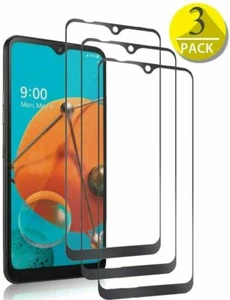 3-Pack For LG Stylo 6 Screen Protector Full Cover Edge to Edge Tempered Glass X3 - Picture 1 of 6