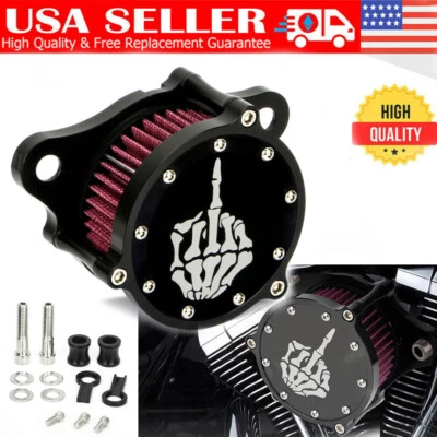 Middle Finger Air Cleaner Intake Filter For Harley Sportster XL883 1200 48 72 - Image 1 of 4