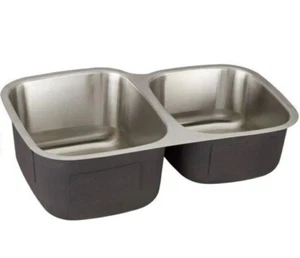 Signature Hardware 447790 32" 60/40 Doppelbecken Edelstahl Küchenspüle - Bild 1 von 3