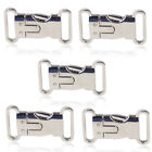 5pcs Metal Side Release Buckles Clips For Bags Straps Hiking Paracord Bracelet