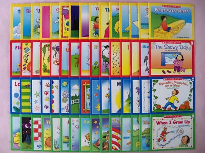 New Lot 60 Childrens Books Leveled Readers PreK Kindergarten First Grade  - Image 1 of 4