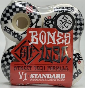 Powell Bones Vans V-Cross STF V4 Wide 103A 55MM Skateboard Wheels Set/4 NEW - Picture 1 of 2