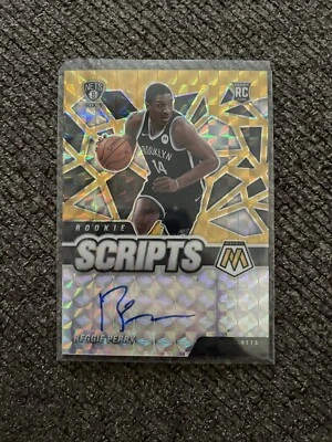 Reggie Perry - rookie scrips auto - RC - Gold - 2020/21  Panini Mosaic - Image 1 of 2