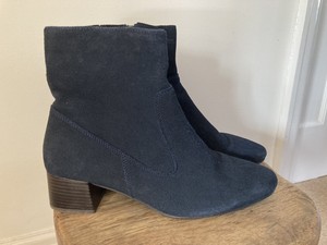 m&s navy ankle boots