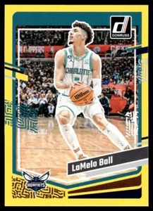2023-24 Donruss Yellow Flood #87 LaMelo Ball Charlotte Hornets - Picture 1 of 2