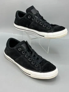 Zapatillas bajas Converse All Star de cuero para mujer 8 mujeres negras - Imagen 1 de 8