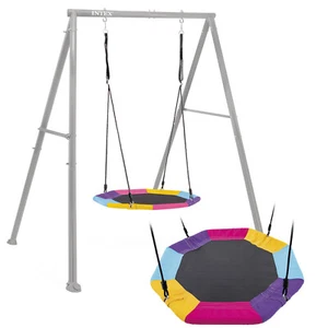 Intex Outdoor Garten Kinderschaukel Nestschaukel mit Gestell 44112 - Bild 1 von 11