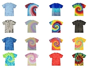 Camisetas Best Colors Tie Dye para niños y adultos 100 % algodón pesado - Imagen 1 de 24