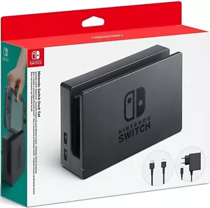 Nintendo Switch Docking Station Set - HDMI Cable, Power Adapter, Dock | NEW-OEM - Picture 1 of 4