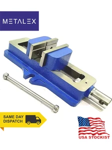 Tornillo de banco de bajo perfil autocentrado METALEX 2" 50 mm base fija ALMACENDEDORES DE EE. UU. - Imagen 1 de 6