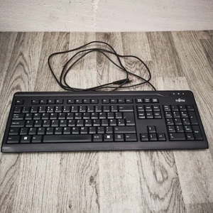 Fujitsu USB Wired Keyboard - Black - Unit Only (KB410) - Picture 1 of 10