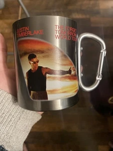 Justin Timberlake Forget Tomorrow World Tour Cup Carabiner VIP Barstool Merch - Picture 1 of 8
