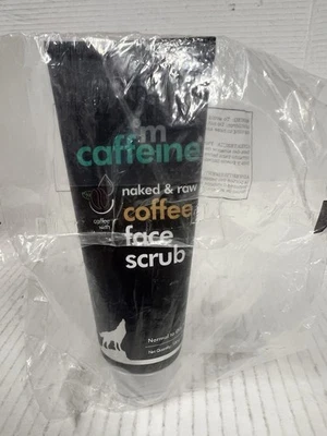MCaffeine Naked & Raw Coffee Face Scrub, Vitamin E Tan Removal 3.5oz  B11 - Image 1 of 3