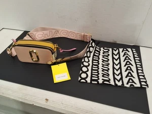 MARC JACOBS SNAPSHOT COLORBLOCK (ROSE MULTI) New Genuine With Tag - Picture 1 of 11