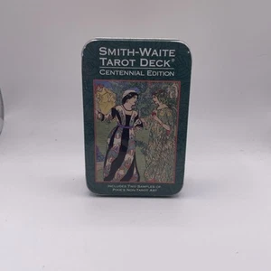 Smith-Waite Centennial Tarot Deck in Collectible Tin Mini Rider-Waite - Picture 1 of 3