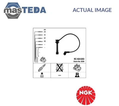 6209 IGNITION CABLE SET LEADS KIT NGK FOR KIA RIO,SHUMA II,CARENS II,SHUMA - Imagem 1 de 4