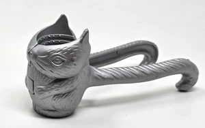 Vintage Cast Aluminum Metal Squirrel Nutcracker Unique Design 7" - Picture 1 of 6