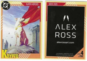 KRYPTO CARD NM SDCC 2025 ALEX ROSS PREVIEW NIGHT EXCLUSIVE 4 of 5 - Picture 1 of 1